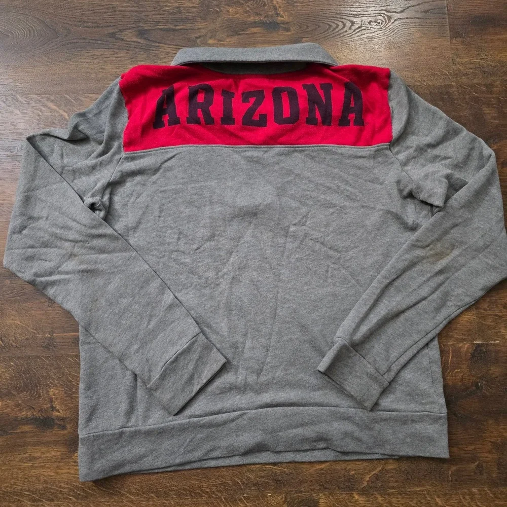 PINK Victoria's Secret University of Arizona Wildcats Quarter Zip Sweatshirt M